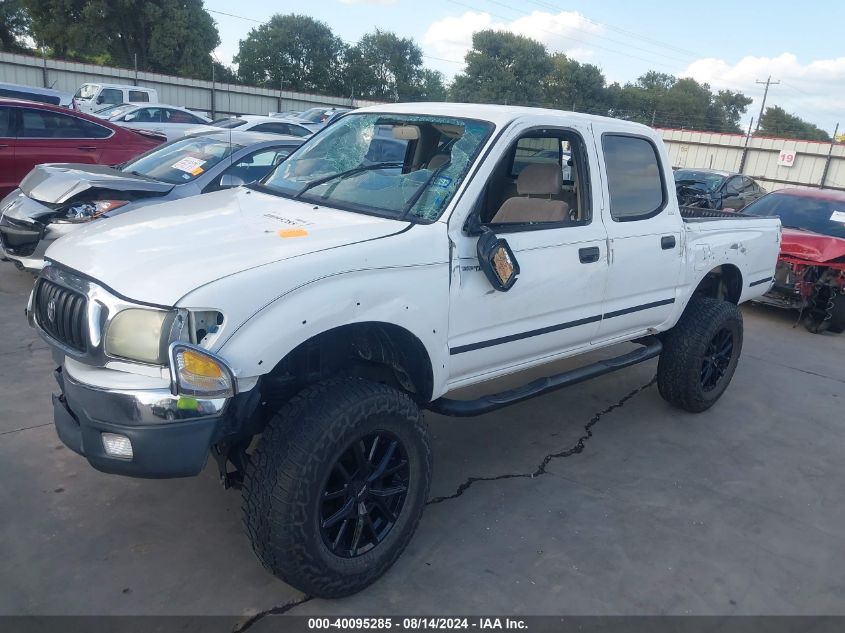 2002 Toyota Tacoma Prerunner V6 VIN: 5TEGN92N52Z109909 Lot: 40095285