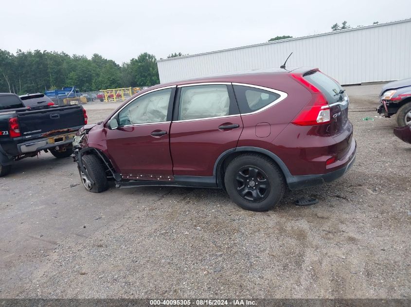 2015 Honda Cr-V Lx VIN: 5J6RM4H35FL002426 Lot: 40095305