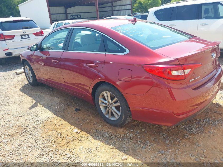 2016 Hyundai Sonata Se VIN: 5NPE24AF6GH363796 Lot: 40095398