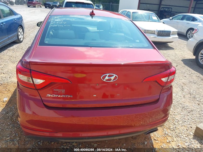 2016 Hyundai Sonata Se VIN: 5NPE24AF6GH363796 Lot: 40095398