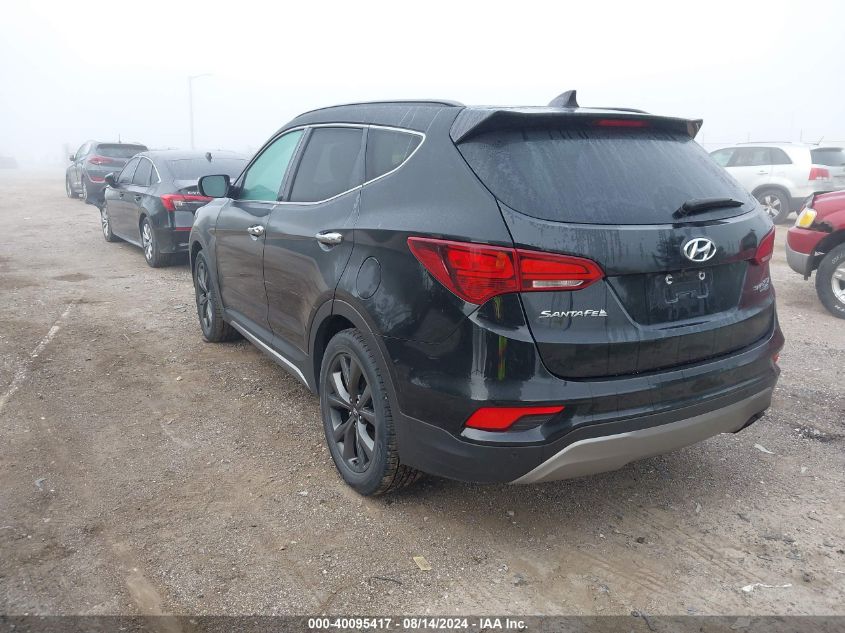 2017 Hyundai Santa Fe Sport 2.0T Ultimate VIN: 5XYZWDLAXHG501517 Lot: 40095417