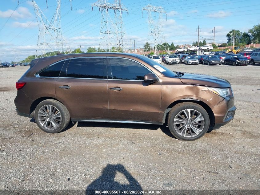 2019 Acura Mdx Technology VIN: 5J8YD4H51KL031940 Lot: 40095507