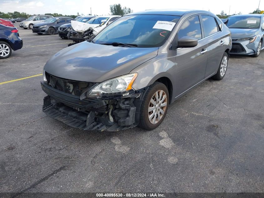 2015 Nissan Sentra Fe+ S/S/Sl/Sr/Sv VIN: 3N1AB7AP1FL632961 Lot: 40095530