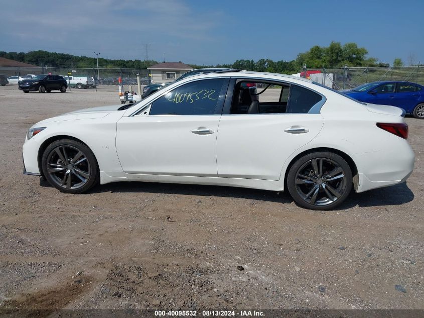 2019 Infiniti Q50 Luxe/Sport/Signature Edit VIN: JN1EV7AR3KM590769 Lot: 40095532