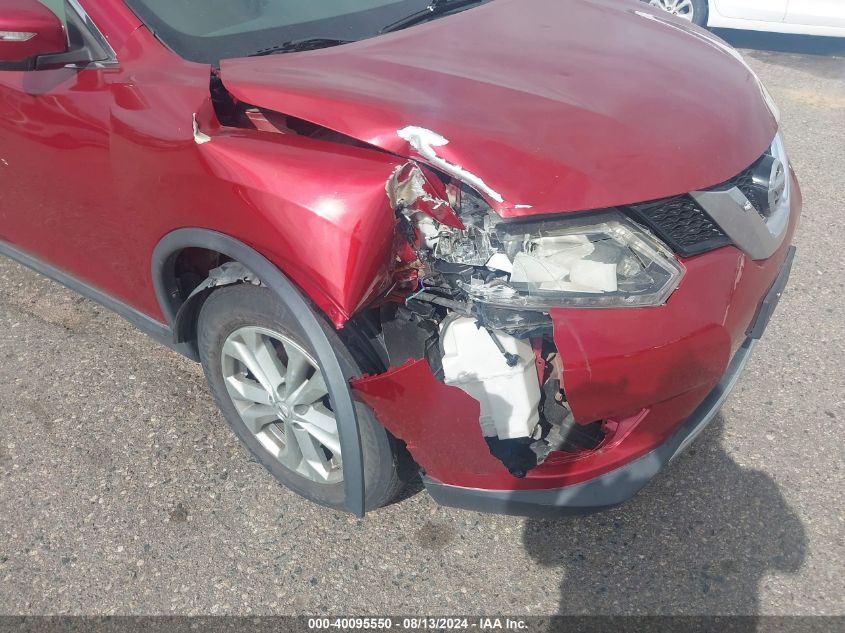 2014 Nissan Rogue Sv VIN: 5N1AT2MV0EC751517 Lot: 40095550