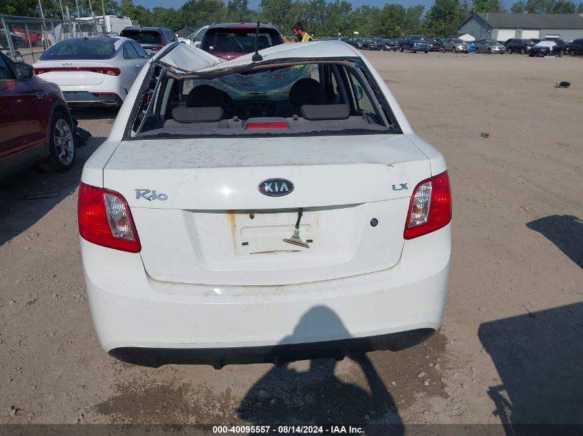 KNADH4A35A6651582 2010 Kia Rio Lx
