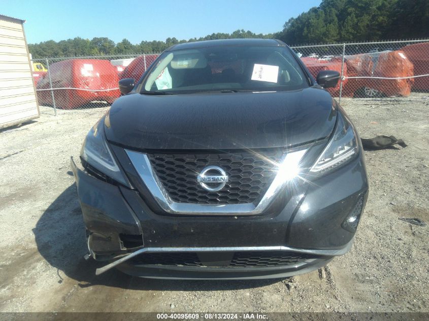 2021 Nissan Murano Sl VIN: 5N1AZ2CJ7MC142419 Lot: 40095609