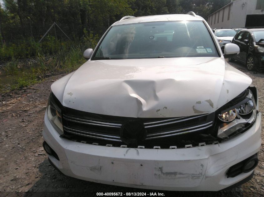 2013 Volkswagen Tiguan Se VIN: WVGAV3AX5DW574319 Lot: 40095672