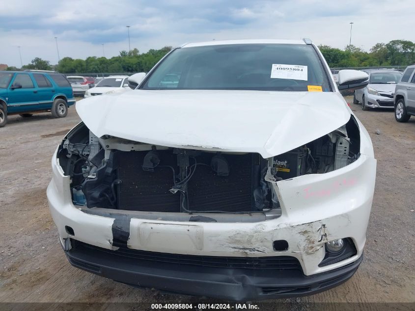 2014 Toyota Highlander Xle V6 VIN: 5TDJKRFH1ES047252 Lot: 40095804