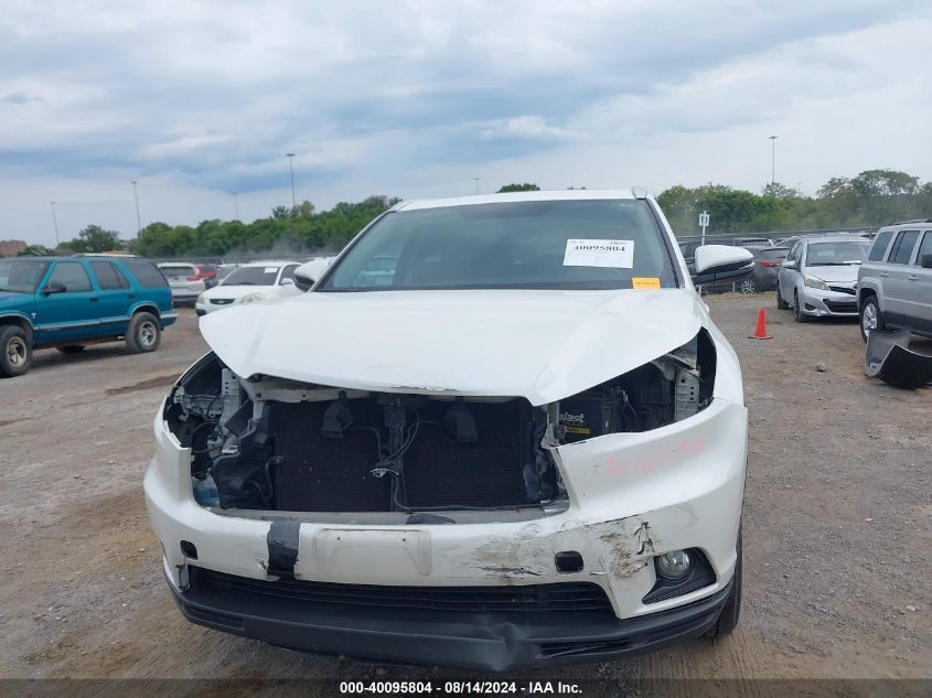 2014 Toyota Highlander Xle V6 VIN: 5TDJKRFH1ES047252 Lot: 40095804