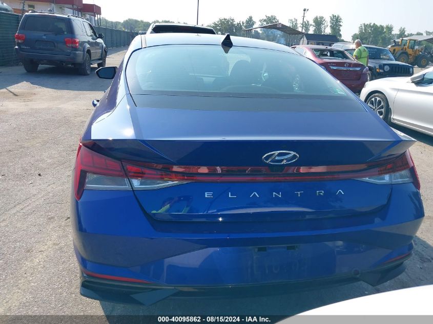 5NPLN4AGXNH081617 2022 Hyundai Elantra Sel