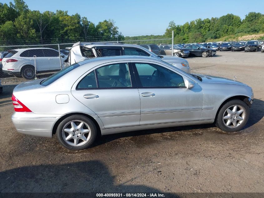 2001 Mercedes-Benz C 240 VIN: WDBRF61JX1F071462 Lot: 40095931