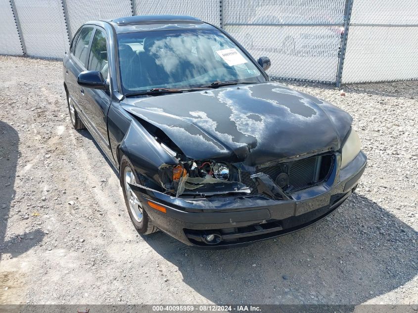 2005 Hyundai Elantra Gls/Gt VIN: KMHDN56DX5U177869 Lot: 40095959