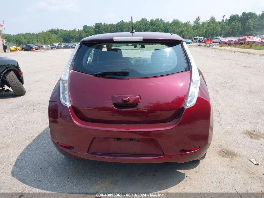 2016 Nissan Leaf S VIN: 1N4AZ0CP3GC310192 Lot: 40095962