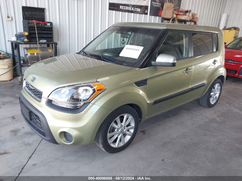 2012 Kia Soul + VIN: KNDJT2A65C7435411 Lot: 40096088