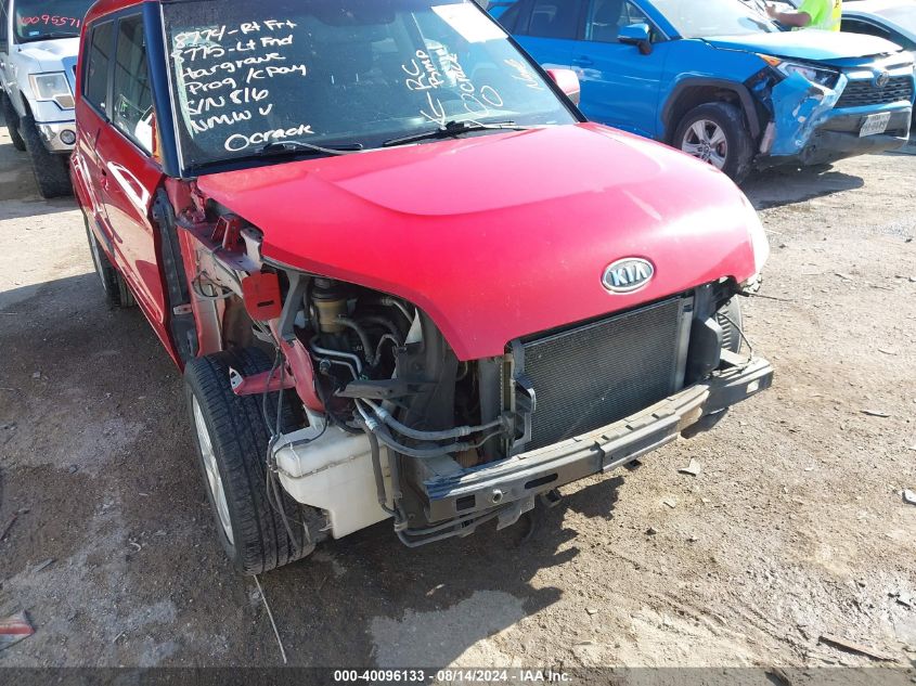 2010 Kia Soul + VIN: KNDJT2A29A7111842 Lot: 40096133