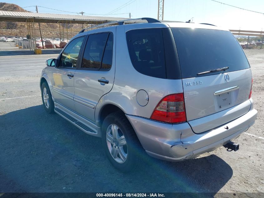 2005 Mercedes-Benz Ml 350 4Matic VIN: 4JGAB57E05A544086 Lot: 40096145