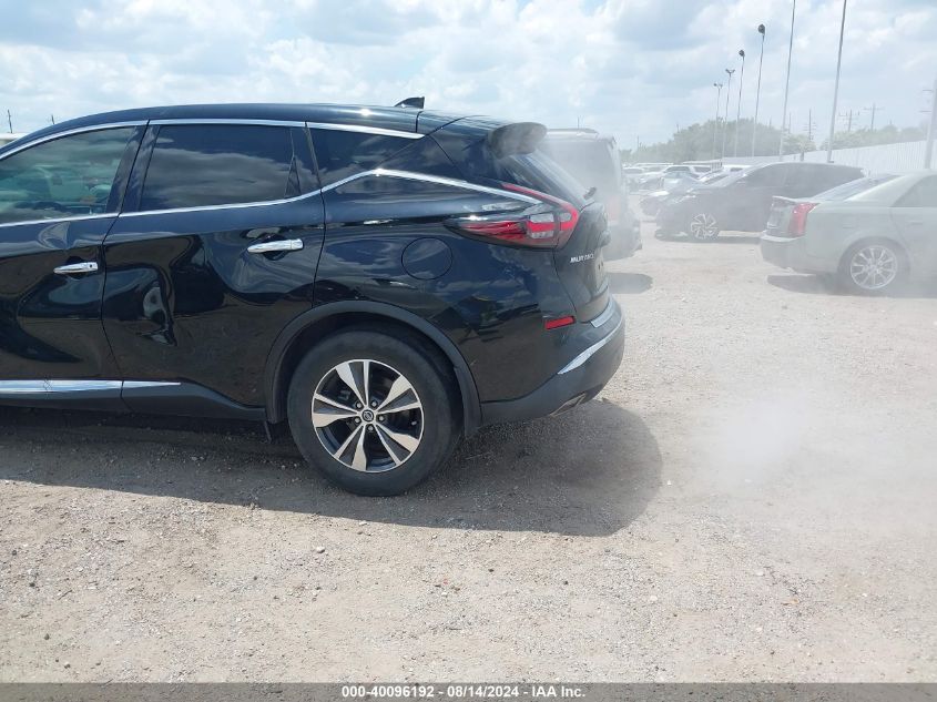 2021 Nissan Murano S Fwd VIN: 5N1AZ2AJ1MC109144 Lot: 40096192