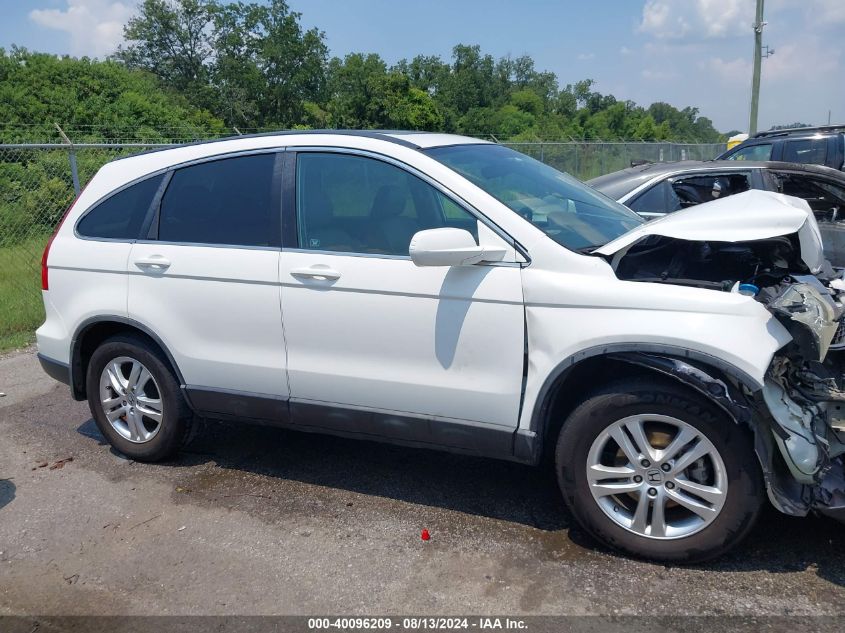 2010 Honda Cr-V Ex-L VIN: 5J6RE3H75AL015535 Lot: 40096209