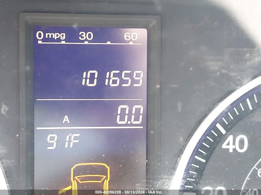 2010 Honda Cr-V Ex-L VIN: 5J6RE3H75AL015535 Lot: 40096209