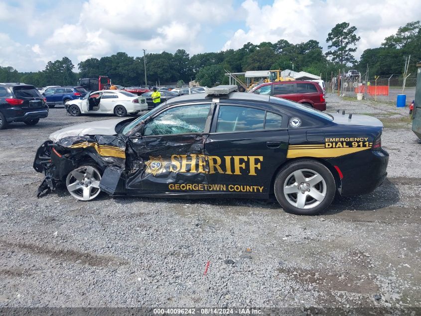 2018 Dodge Charger Police Rwd VIN: 2C3CDXAT4JH221993 Lot: 40096242