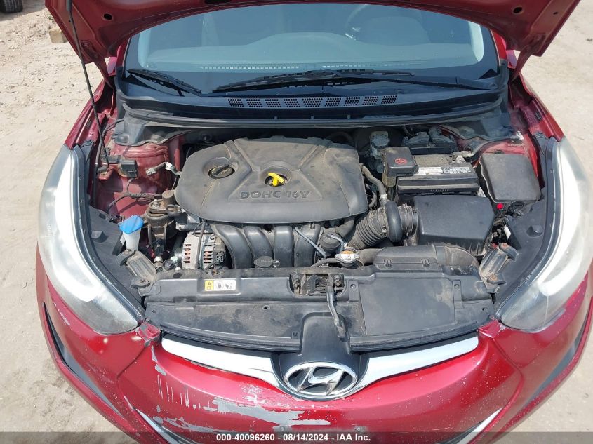 2016 Hyundai Elantra Se VIN: 5NPDH4AE9GH750361 Lot: 40096260