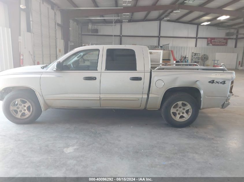 2005 Dodge Dakota Slt VIN: 1D7HW48JX5S327836 Lot: 40096292