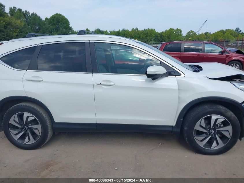 2016 Honda Cr-V Touring VIN: 5J6RM4H99GL075496 Lot: 40096343