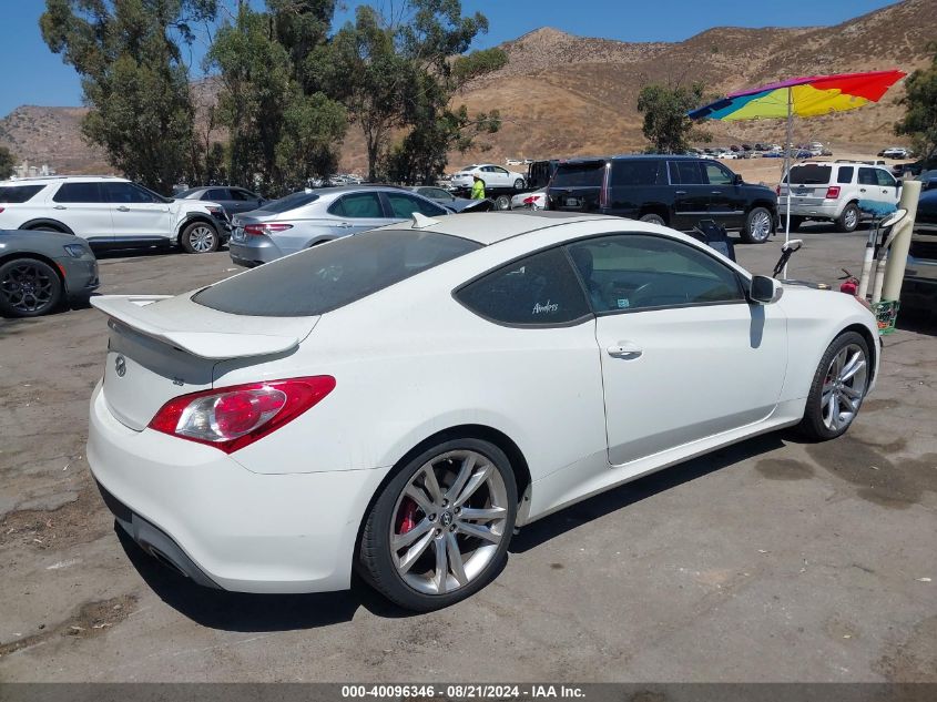 2012 Hyundai Genesis 3.8 Track VIN: KMHHU6KH3CU071036 Lot: 40096346