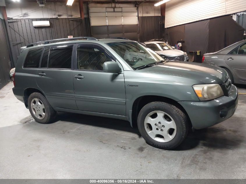 2005 Toyota Highlander Limited V6 VIN: JTEEP21AX50098834 Lot: 40096356