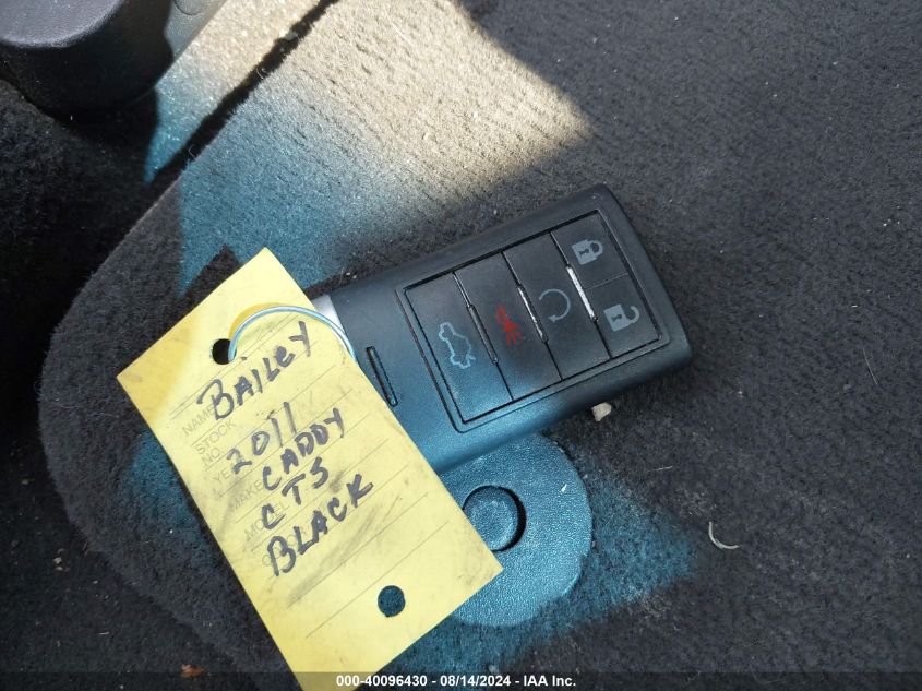 2011 Cadillac Cts Premium Collection VIN: 1G6DS1ED4B0107037 Lot: 40096430