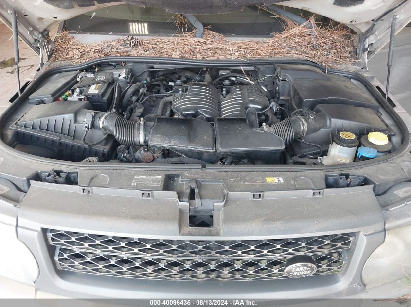 2011 Land Rover Range Rover Sport Hse VIN: SALSF2D40BA704186 Lot: 40096435