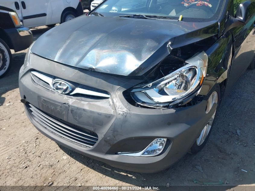 2013 Hyundai Accent Gls/Se VIN: KMHCU4AE6DU452421 Lot: 40096460
