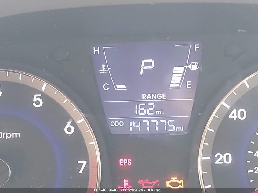 2013 Hyundai Accent Gls/Se VIN: KMHCU4AE6DU452421 Lot: 40096460