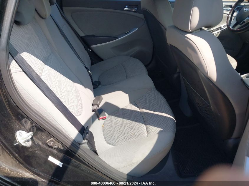 2013 Hyundai Accent Gls/Se VIN: KMHCU4AE6DU452421 Lot: 40096460