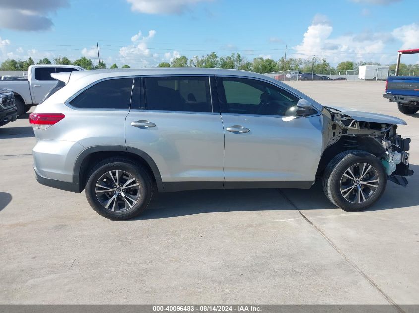 2019 Toyota Highlander Le VIN: 5TDZARFH1KS057409 Lot: 40096483