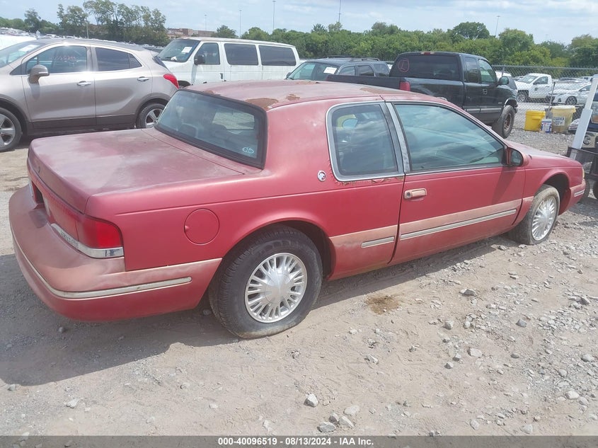 1996 Mercury Cougar Xr7 VIN: 1MELM62WXTH624365 Lot: 40096519