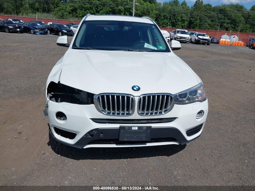 2017 BMW X3 xDrive28I VIN: 5UXWX9C3XH0T16922 Lot: 40096530