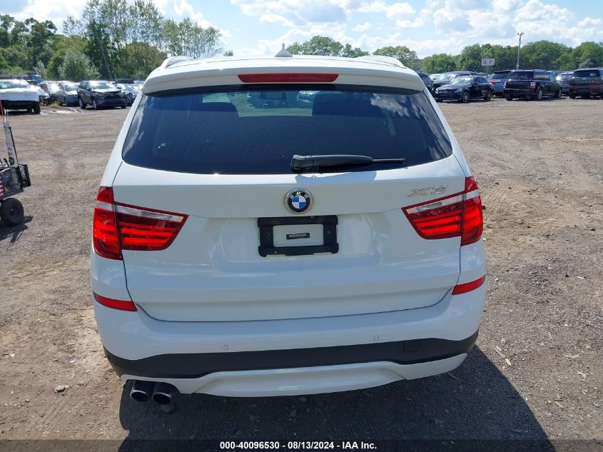 2017 BMW X3 xDrive28I VIN: 5UXWX9C3XH0T16922 Lot: 40096530