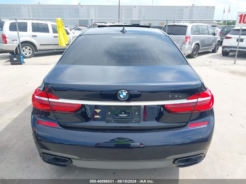 2019 BMW 740I VIN: WBA7E2C59KB217943 Lot: 40096531