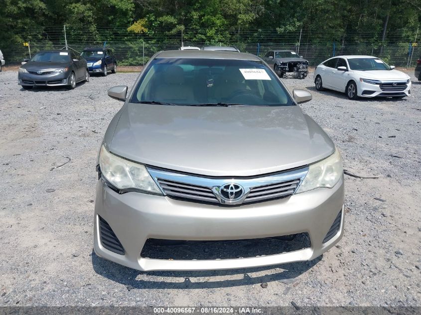 2013 Toyota Camry L VIN: 4T1BF1FK0DU697329 Lot: 40096567