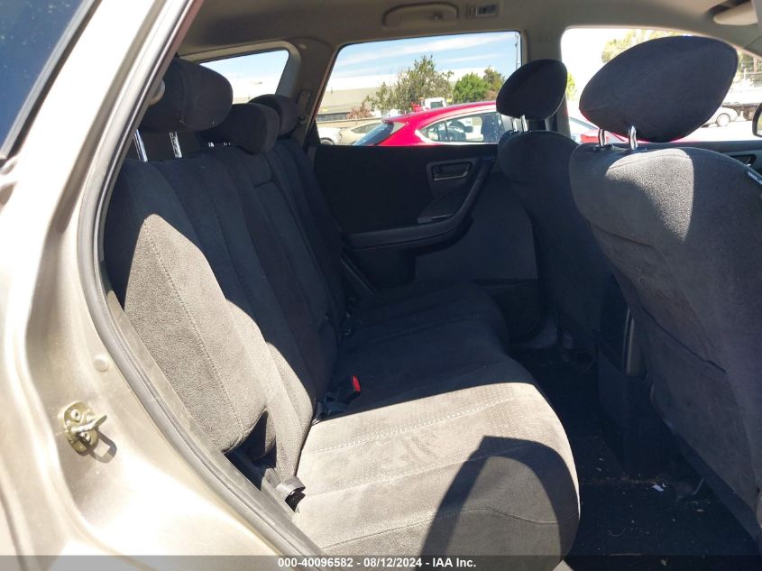 2004 Nissan Murano Sl VIN: JN8AZ08W04W325516 Lot: 40096582