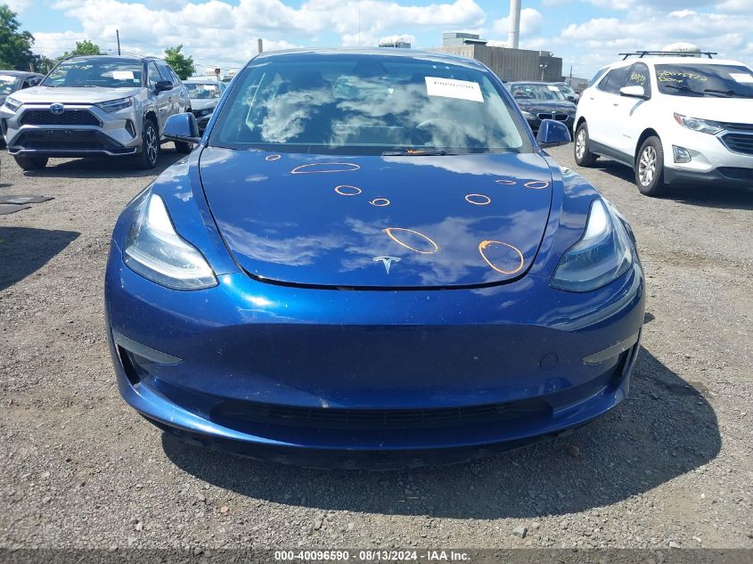 2022 Tesla Model 3 Long Range Dual Motor All-Wheel Drive VIN: 5YJ3E1EB5NF104331 Lot: 40096590