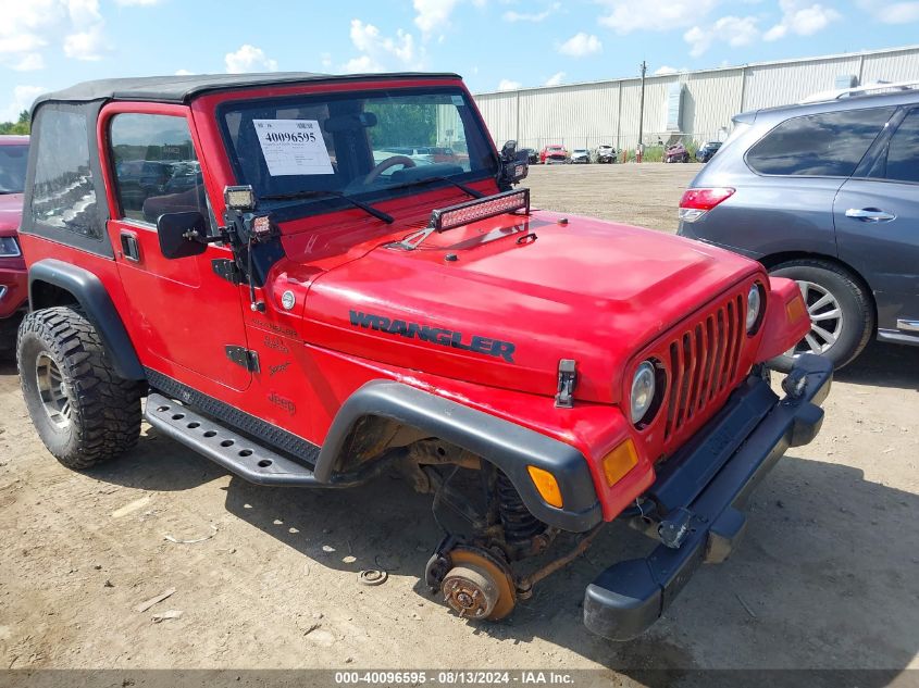 2002 Jeep Wrangler X VIN: 1J4FA39S42P750678 Lot: 40096595