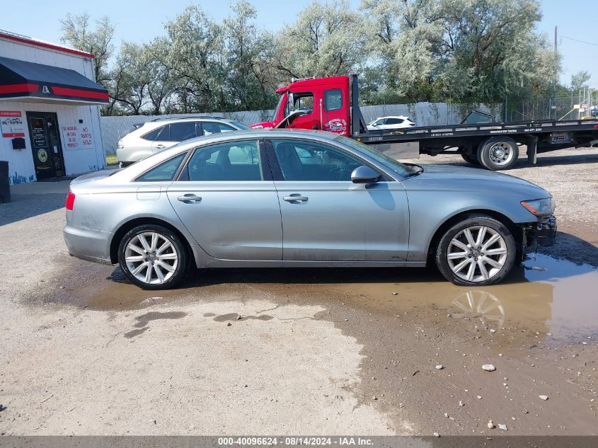 2013 Audi A6 2.0T Premium VIN: WAUGFAFC3DN061451 Lot: 40096624