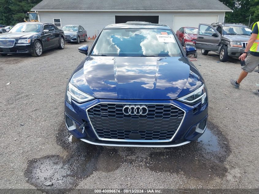 2023 Audi A3 Premium Plus VIN: WAUHUDGY8PA129941 Lot: 40096674