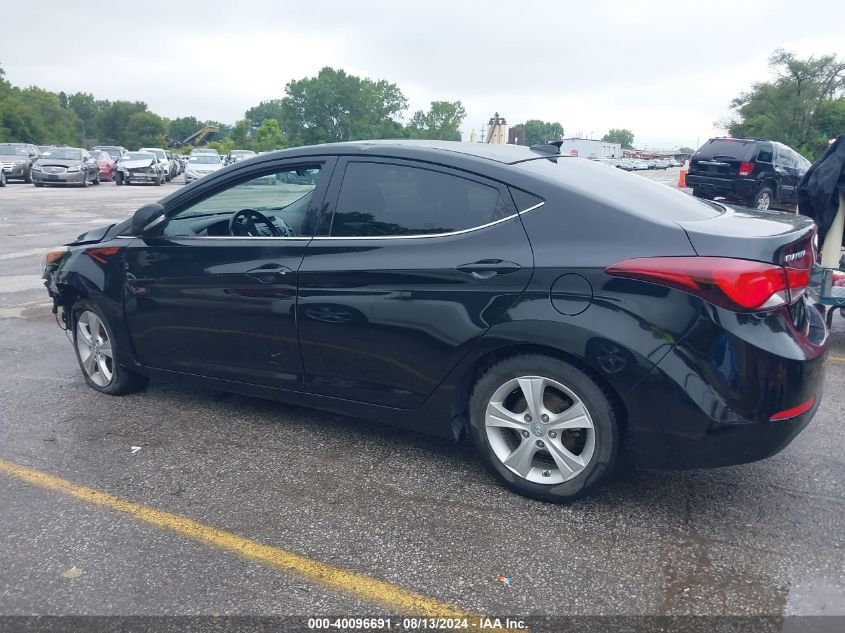 2016 Hyundai Elantra Value Edition VIN: 5NPDH4AE7GH761276 Lot: 40096691