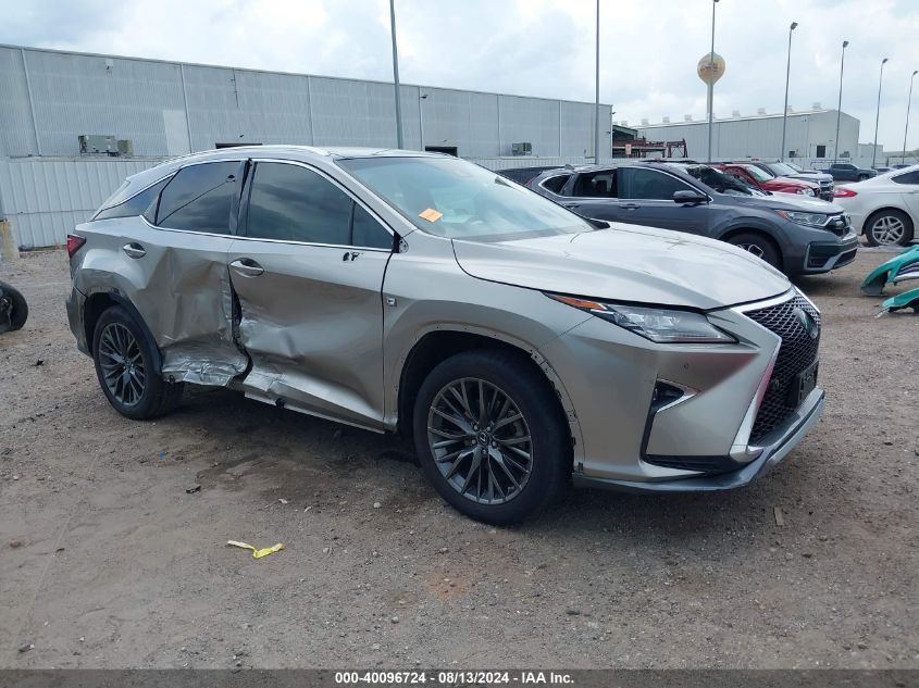 2T2ZZMCA2HC040943 2017 LEXUS RX - Image 1