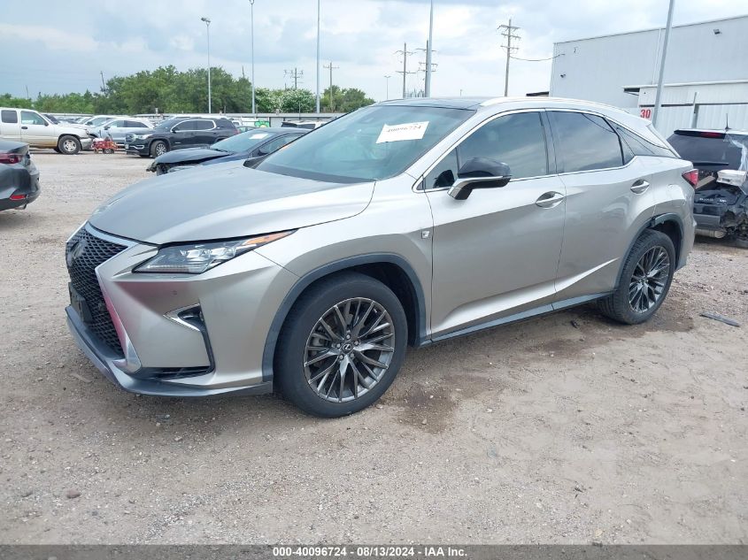 2T2ZZMCA2HC040943 2017 LEXUS RX - Image 2