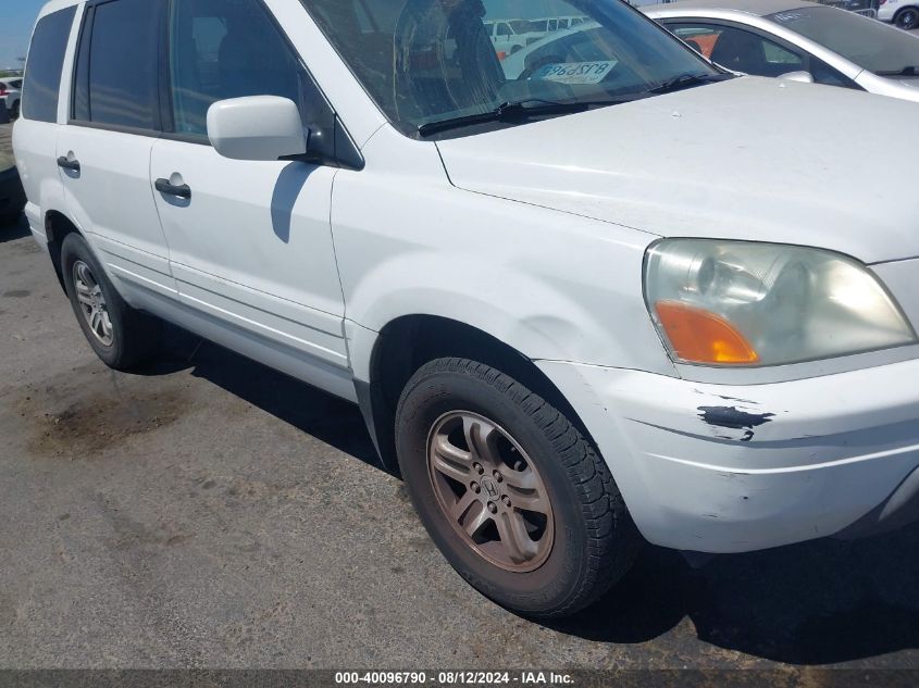 2004 Honda Pilot Ex-L VIN: 2HKYF18504H604891 Lot: 40096790